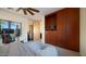 Bedroom with large closet and a beanbag chair at 12824 E Jenan Dr, Scottsdale, AZ 85259