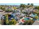 Aerial view of house with pool and patio; large backyard with ample space for outdoor enjoyment at 13232 N 54Th Dr, Glendale, AZ 85304