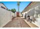 Large backyard with storage shed and patio area at 13232 N 54Th Dr, Glendale, AZ 85304