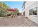 Brick paved patio with seating and umbrella at 13232 N 54Th Dr, Glendale, AZ 85304