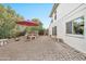 Brick paved patio with seating and umbrella at 13232 N 54Th Dr, Glendale, AZ 85304