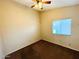 Bright bedroom with carpeted floors and ceiling fan at 1638 E Sandra Ter, Phoenix, AZ 85022