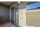 Balcony with sliding glass door access to bedroom at 1645 W Baseline Rd # 2075, Mesa, AZ 85202