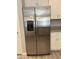 Stainless steel refrigerator with ice and water dispenser at 1727 W Pollack St, Phoenix, AZ 85041