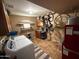 Spacious laundry room with built-in shelving and storage at 178 W Harrison St, Chandler, AZ 85225