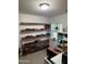 Room with extensive built-in shelving for shoes and accessories at 178 W Harrison St, Chandler, AZ 85225