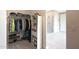 Well-organized closet with shoe storage and hanging rods at 18404 W Long Lake Rd, Goodyear, AZ 85338