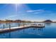 Relaxing lakefront dock with benches, perfect for fishing at 18404 W Long Lake Rd, Goodyear, AZ 85338