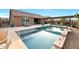 Resort-style pool with spacious patio and pergola at 18404 W Long Lake Rd, Goodyear, AZ 85338