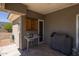 Outdoor kitchen with sink, grill, and ample counter space for entertaining at 21987 E Stacey Rd, Queen Creek, AZ 85142