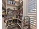 Well-organized pantry offers ample shelving for food storage at 21987 E Stacey Rd, Queen Creek, AZ 85142