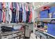 Organized closet with shelves and hanging rods at 22917 E Camina Buena Vis, Queen Creek, AZ 85142