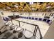 Indoor basketball court viewed from upper level balcony at 24258 N 91St St, Scottsdale, AZ 85255