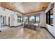 Breakfast nook with wood ceiling and large windows offering scenic views at 24258 N 91St St, Scottsdale, AZ 85255