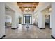 Elegant entryway with high ceilings, chandelier, and tile flooring at 24258 N 91St St, Scottsdale, AZ 85255