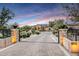 Luxury home with gated entry and paved driveway at 24258 N 91St St, Scottsdale, AZ 85255