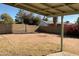 Covered patio provides shaded outdoor space at 2429 E Calypso Ave, Mesa, AZ 85204