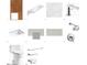 Bathroom features a wood cabinet, quartz countertop, sleek fixtures, showerhead, and toilet at 24642 N 123Rd Pl # 114, Scottsdale, AZ 85255