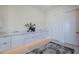 Modern bathroom with dual sinks, bright lighting, and clean white cabinetry at 24642 N 123Rd Pl, Scottsdale, AZ 85255