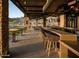 Relaxing outdoor bar with mountain views at 24642 N 123Rd Pl, Scottsdale, AZ 85255