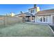 Private backyard with a gazebo and grassy area at 3134 E Mckellips Rd # 168, Mesa, AZ 85213