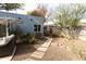 Landscaped backyard with flagstone path and patio at 3715 N 9Th Pl, Phoenix, AZ 85014