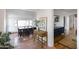 Open dining area with wood floors and view into kitchen at 3715 N 9Th Pl, Phoenix, AZ 85014