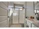 Bathroom with walk-in shower and white vanity at 3740 S 182Nd Ln, Goodyear, AZ 85338