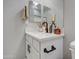 Bathroom with white vanity and modern fixtures at 3740 S 182Nd Ln, Goodyear, AZ 85338