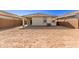 Large backyard with a new home and block wall at 40130 W Sunland Dr, Maricopa, AZ 85138