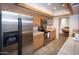 Stainless steel appliances in this galley kitchen at 4446 E Camelback Rd # 109, Phoenix, AZ 85018