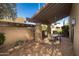 Covered patio with seating area, perfect for outdoor dining at 4446 E Camelback Rd # 109, Phoenix, AZ 85018