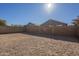 Landscaped backyard with gravel and block wall at 44865 W Horse Mesa Rd, Maricopa, AZ 85139