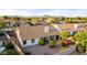 Aerial view of house, showing backyard and surrounding area at 4601 E Peak View Rd, Cave Creek, AZ 85331