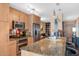 Modern kitchen with stainless steel appliances and granite counters at 4808 N 24Th St # 803, Phoenix, AZ 85016