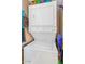 Stackable washer and dryer in a convenient laundry closet at 4808 N 24Th St # 803, Phoenix, AZ 85016