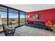 Spacious living room with floor to ceiling windows and city views at 4808 N 24Th St # 803, Phoenix, AZ 85016