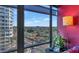 Bright living room with floor-to-ceiling windows and city views at 4808 N 24Th St # 803, Phoenix, AZ 85016