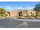 Stunning curb appeal of this two-story home features a three-car garage at 5045 S Mingus Pl, Chandler, AZ 85249