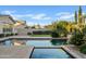 Relaxing pool and spa area with ample patio space at 5045 S Mingus Pl, Chandler, AZ 85249