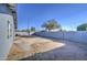 Backyard with concrete patio and block wall at 6355 W Caron St, Glendale, AZ 85302