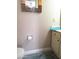 Small bathroom with toilet and vanity at 7813 E Lakeview Ave, Mesa, AZ 85209