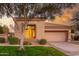 House exterior showcasing a single story home with a garage at 8100 E Camelback Rd # 175, Scottsdale, AZ 85251