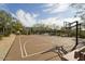 Outdoor basketball court with markings and hoop at 8911 E Rusty Spur Pl, Scottsdale, AZ 85255