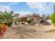 Beautiful backyard oasis featuring a sparkling pool, lush landscaping, and serene retreat at 953 E Fieldstone Pl, Chandler, AZ 85249