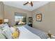 Bright bedroom with a king-size bed and large window at 9740 E Lofty Point Rd, Scottsdale, AZ 85262