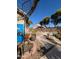 Landscaped backyard with patio and garden at 1971 E Yellowstone Pl, Chandler, AZ 85249