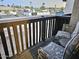 Private balcony with wrought iron chairs and view of neighborhood at 2121 W Union Hills Dr # 115, Phoenix, AZ 85027
