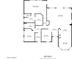 2034 sq ft floor plan; includes primary bedroom, 2 bedrooms, kitchen, dining area, and multiple baths at 21364 N Redington Point Dr, Surprise, AZ 85387