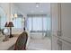 Bright bathroom with a soaking tub, walk-in shower, and stylish vanity at 23335 N Country Club Trl, Scottsdale, AZ 85255